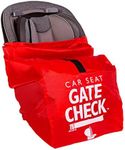 J.L. Childress Gate Check Bag for Car Seats, Red, One Size