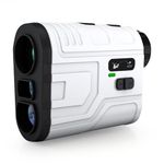 Golf rangefinder 650 Yards Laser Rangefinder with Slope Switch, Flag Pole Locking, Rechargeble range finder golf for Golf & Hunting