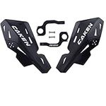 PRO CAKEN Universal 7/8" 22mm and 1 1/8" 28mm Handle Bar Hand Guards CNC Bracket for Dirt Bike Motocross ATV Scooter for CRF KLX KX LTR TRX SX SXF EXC XCW Grizzly hawk 250 Bicycles-Black