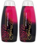 Lot 2 Ed Hardy Hollywood Bronze Indoor Tanning Lotion Accelerator Bronzer Dark