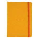 Rhodia Rhodiarama SoftCover Notebook - 72 Dots Sheets - 4 x 5 1/2 - Yellow Cover