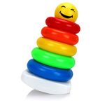 Ratna's Junior Smiley Ring Stacking & Sorting Multicoloured 5 Rings for Infants & Toddlers to Learn Colour & Size