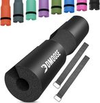 DMoose Barbell Pad, Relief Pressure from Neck, Shoulder, & Provide Lower Back Support, Non-Slip EVA Foam Squat Pad with Safety Straps, Hip Thrust Pad for Squats, Lunges - For Standard & Olympic Bars