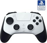 Razer Raiju V3 Pro Wireless Controller: Officially licensed for PlayStation, PS5, PC - Lag-free Esports Grade Performance - 6 Remappable Buttons - Customizable TMR Thumbsticks - Fast Triggers - White