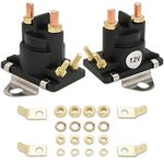 12V (2pcs) Power Trim Solenoid Switch - 89-96158T Solenoid, for Mercruiser Mercury Mariner Outboard Motors 35-275 HP 89-818864T 89-84607 8994318 8996158 8996158T SAE J1171 Solenoid