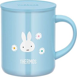 Thermos JDG-350B LB Vacuum Insulated Mug, 11.8 fl oz (350 ml), Miffy Light Blue