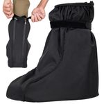 Vive Short Walking Boot Cover for Indoor Outdoor Use - Waterproof Rain Weather Protector for Medical Foot Casts & Boots - Orthopedic Accessories for Surgery, Broken Bones, & Injury Recovery (X-Small)