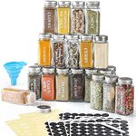 AOZITA 24 Pcs Glass Spice Jars with