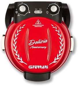 G3 Ferrari G1017702 Pizza Delizia Anniversary, Pizzaofen, 1200 W, 400 °C, Limitierte Edition Jubiläum, duftende Pizza in 3-5 Minuten, Inklusive Rezeptheft