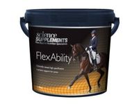 Science Supplements FlexAbility For Horses & Ponies - 1.8kg - Contains high levels of nutrients involved in cartilage synthesis - Contains glucosamine & MSM