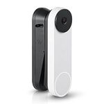 Wasserstein Vertical Adjustable Mount for Google Nest Doorbell (Battery) - Made for Google Nest