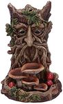 Nemesis Now Wisest Dryad Tree Spirit Green Man Backflow Incense Burner, Polyresin, Brown, One Size