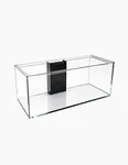 150G3H 150 Gallon SC Aquariums 60 x 24 x 24 H 12mm (Eurobraced) with Built-in Center Overflow
