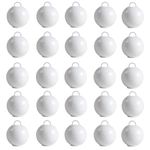 White Round Bubble Balloon Weight 75g - Pack of 25