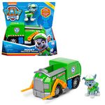 Paw Patrol, Rocky's Recycle Truck Vehicle with Collectible Figure, for Kids Aged 3 and Up, Multicolor, (6061804)