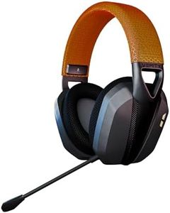 VERITY Sound Luxe Wireless Gaming Headset – Dual-Mode (2.4G+Bluetooth), 50mm Drivers, Detachable Mic, 45+ Hour Battery, Type-C Charging, Lightweight & Universal Compatibility