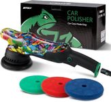BATOCA P1 Dual Action Car Polisher Buffer Sander 1000W Orbital DA Polishing Machine 5inch Polishing Pads Kit for Car Floor Detailing Polish Buffing Variable 6 Speeds 2500-5500RPM Detachable 5m Cable