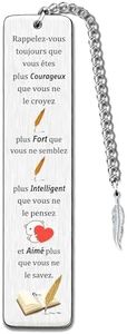 Marque-Page Encouragement Pour Hommes Mari Petit Ami Motivation Souvenir Noël Anniversaire Cadeaux Inspirants Meilleurs Amis Fils Neveu Cadeaux Personnalisés Fête Pèresgraduation Positive Signet