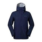 Berghaus Mens Deluge Pro Waterproof Shell Jacket, Adjustable, Durable Coat, Rain Protection, Dusk/Navy Blazer, L EU