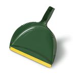 Pine-Sol Jumbo Dustpan, 13.2” | Heavy Duty Dust Pan with Rubber Edge | Clip-On Design Attaches to Standard Broom Sticks, Green