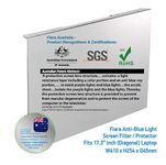 17.3 inch (Ratio 6:9) Fiara Laptop Anti Blue Light Screen Protector Filter W410 x H254mm; Filter up to 99.9% UV/Blue Light (HEV) Protection is Verified by IP Australia & Independent Test Authority