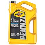 Pennzoil Ultra Platinum Full Synthetic 5W-20 Motor Oil, 5 Quart