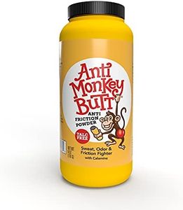 Anti Monkey Butt | Body Powder with Calamine | Sweat, Odor and Friction Fighter | 6 Ounces