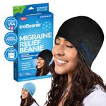 IceBeanie Migraine Headache Relief Cap 2.0 | As Seen on Shark Tank | Ice Pack Hat for Migraines w/Proprietary Gel-Tech for Extended Cooling | Head Wrap, Cold Migraine Cap for Tension & Hangover