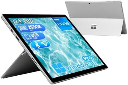 Microsoft Surface Pro 5 Tablet PC, Core i5-7300U, 8GB RAM, 256GB SSD, USB 3.0, DisplayPort, 12.3" (2736x1824) Touchscreen Laptop, Windows 11 Pro (Renewed)