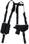 Barsony Nylon Concealment Shoulder Holster w/Double Mag COLT 1911 Right