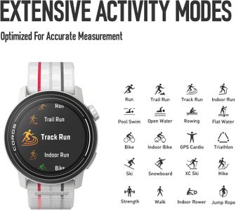 COROS PACE 3 GPS Sport Watch – Lightweight, 17-Day Battery, Black Silicone