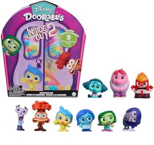 Disney Doorables Inside Out 2 Collection Peek, 9 Exclusive 1.5-inch Collectible Figurines, Kids Toys for Ages 5 Up by Just Play