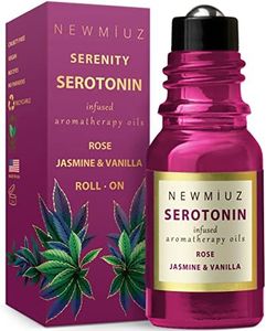 Chill Out Rose Roll On Essential Oil Blend - Anti Stress Rose Jasmine & Vanilla Destress - Relaxation Calming Stress Relief Aromatherapy Gifts for Women Perfect Stocking Stuffers - NEW MIUZ