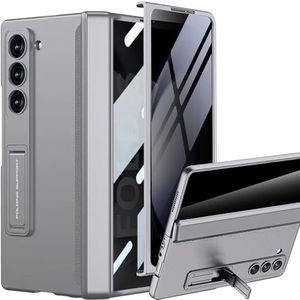 RUNGOS for Samsung Galaxy Z Fold 6 Case with Privacy Screen Protector [Magnetic Strong Hinge Protection] [Adjustable Kickstand] for Samsung Fold 6 Case, Military-Grade Protection All-Inclusive Cover
