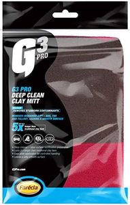 G3 Pro Deep Clean Clay Mitt (7191) – Removes Tar, Tree Sap & Overspray for a Smooth Paint Finish – Faster, Reusable Alternative to Clay Bars, Lasts Up to 5x Longer Than Traditional Clay Bars