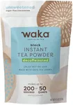Waka Instant Black Tea Mix Pouch, Decaffeinated - 100% Tea Leaves, No Additives, Unsweetened Tea Powder for 50 Quarts or 200 Cups – Easy Quick Hot and Iced Teas (4.5oz)