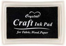 Black Ink Pad Finger Washable Kids 