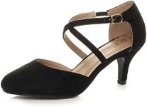 AJVANI mid high Heel Strappy Crosso