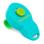 PetSafe Clik-R Dog Training Clicker - Positive Behavior Reinforcer for Pets - All Ages, Puppy and Adult Dogs - Use to Reward and Train - Training Guide Included - Teal