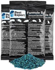 Pest Expert Formula ‘B+’ Advanced Rat Killer Poison 3kg (30 x 100g) - Strongest Maximum Strength - Single Feed Brodifacoum