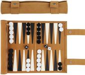 Travel Backgammon Set, Roll Up Back