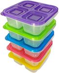 AQSXO 5 Pcs Bento Snack Food Contai