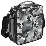 Reusable Lunch Bags for Kids Boys Lunch Box Tote Ziploc Bag for Girls, Camo Camouflage Printing Insulated Lunch Containers Teen Small Cooler Loncheras Para Niños Fit for School Picnic