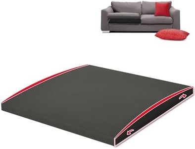HAVARGO Couch Cushion Support for Sagging Seat 20X20X2 Inches, High Density Foam Under Couch Cushion Support with Anti Slip Mesh Fabric, Dark Grey 1Pc