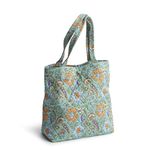 Vera Bradley Women's Cotton Gabardine Small Original Tote Handbag, Gemstone Paisley, One Size