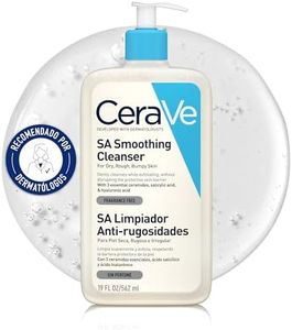 CeraVe, Gel SA Limpiador Espumoso Anti-rugosidades, Para Piel Seca, Rugosa e Irregular, Limpia Suavemente y Exfolia, Enriquecido Con Ceramidas Esenciales, Ácido Salicílico y Ácido Hialurónico, 562ml