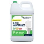 Septic Tank Treatment - 1 Gallon Professional Grade Liquid | Live Bacteria & Enzyme Formula - Erase Septic Odor & Prevent Septic Backups