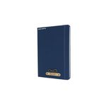 AICA Personalized Name & Charm Leather Notebook Diary -A5 Size, 180 Ruled Pages (Navy Blue) | Customized Birthday Daily Diary Gifts for Men Husband Father Brother Son Groom In Law