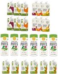 Serenity Kids Picky Eater Preventer Baby Food and Snack Bundle | Meats & Herbs Variety Pack, Bone Broth Pouch Variety Pack, Carrot Spinach Basil Pouches, Broccoli Puffs (24 Count)