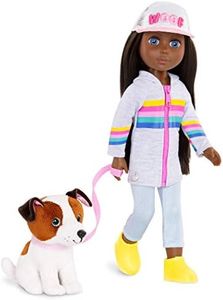 Glitter Girls Battat GG51078Z Poupée articulée avec Tenue et Peluche pour Chien Jana et câlins – Jouets, vêtements et Accessoires pour Enfants à partir de 3 Ans